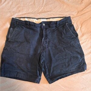Columbia Men's Dark Blue Flat Front Shorts